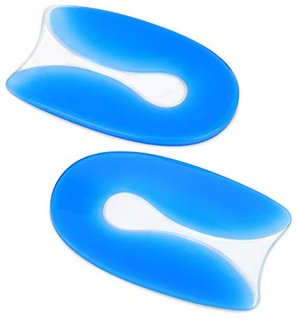 Semelle Talonnette, PINCOU Silicone Talon Coussin, Talonnettes en Gel Protecteur en PU pour Soulager Douleur Tendon Achille, Fasciite Plantaire, Silicone Médical Coussin Orthopédique pour Unisexe