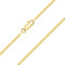 PLANETYS - Marine Kette 925 Sterling Silber 18K Vergoldet Kette - Halskette - 1.8 mm Breite Längen 40 cm