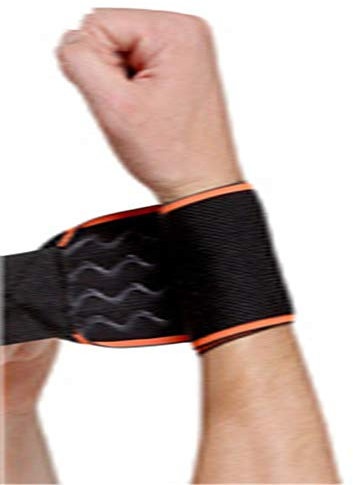 XXSLY Paar Sporthandgelenke, hochelastische Bandagenarmschienen, verstellbares rutschfestes Silikon für Fitness-Bankdrücken beim Gewichtheben