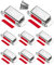 Cupboard Door Magnets Jiayi 8 Pack Magnetic Door Catch Stainless Steel Cabinet Magnet Small Magnetic Latches for Kitchen Wardrobe Drawer Bookcases Closers Magnet Closure