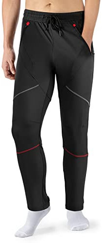 ROCKBROS Winter Fahrradhose Lange Radhose Herren Winddicht Thermo zum Radfahren Laufen Wandern