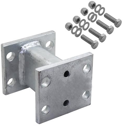 Adapter Verlängerung 18cm Anhängerkupplung 90 x 55mm Kugelkopfkupplung Fahrrad Wohnmobil PKW KFZ Kastenwagen Zubehör