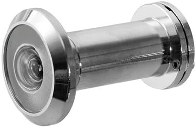 Türspion Spion 200° Weitwinkel Objektiv 36-56mm Türstärke Türsicherung Sicherheit 16mm (chrom)
