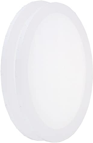 PATIKIL 2Pack Malerei Leinwand Paneele 12x16 Oval Holz Rahmen Weiß | Blanko Kunsttafeln Paneelen, für Acryl Ölfarbe Malerei