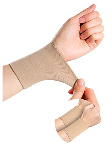 HAOSEM Lot de 2 manchons de compression pour poignet et canal carpien - Pour homme et femme - Pour le tennis, l'avant-bras - Pour tatouage, la gym