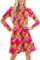 Deerose Wassermelonenkleid für Damen, ärmellos, lustige Früchte, Outfits mit Taschen, Drachenfrucht, Klein
