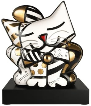 Figur Golden Cat Romero Britto 31 cm - Pop Art
