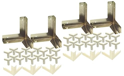 Angoily 40stücke Vintage Schmuckkisten Eckenschutz Antik Design Stabile Holzbox Schutzvorrichtungen Praktische Und Stilvolle Boxen-Ecken Schützer Für Dekoration Und