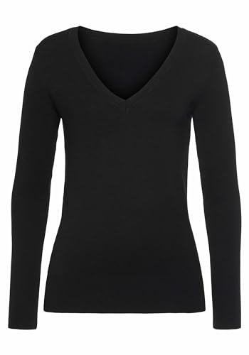 VIVANCE Damen V-Ausschnitt-Pullover