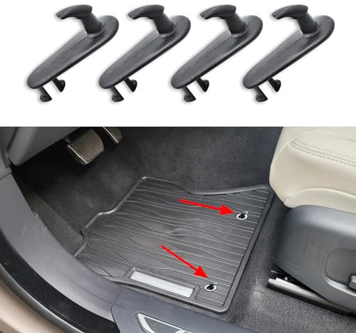 deemars 4PCS Clips pour Tapis de Sol de Voiture, Kit de Fixation pour Tapis de Sol Automobile, 08210-00820, 08211-00720 Accessoires de Voiture Tapis de Sol Compatible avec Toyota Lexus