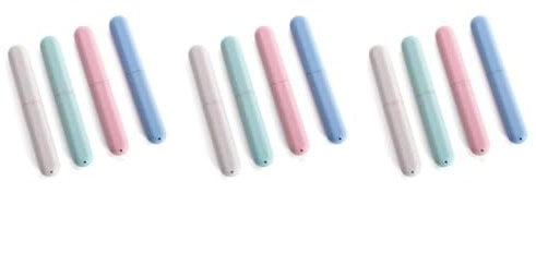 minkissy 12 Stück Zahnbürstenhalter Zahnbürstenetui