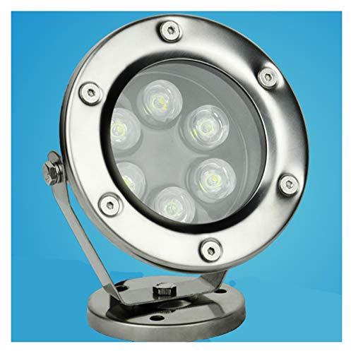 LGJEGD Unterwasser Licht 12V Led Wasserdicht Unterwasser Licht Pool Licht Fisch Teich Wasser Szene Licht Spot Licht Brunnen Licht Landschaft Licht Fisch Tank (Natural)