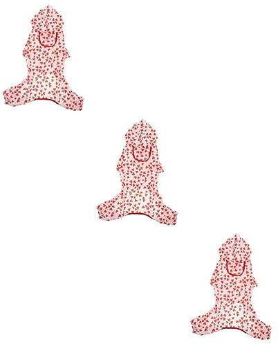 BESPORTBLE 3stücke Wasserdichter Hunderegenmantel Für Kleine Bis Mittelgroße Hunde Atmungsaktiver Poncho Aus Polyester Tragbar Und Einfach Zu Verstauen Für Nasses Wetter