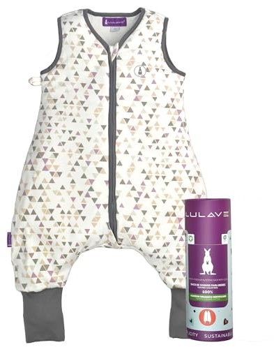 Gigoteuse pour bébé avec Pieds et Chaussette - Gigoteuse a pied - Gigoteuse hiver 18 36 mois - Turbulette 18-36 mois, Fille Garçon - 100% Coton biologique (certifiée OEKO-TEX et GOTS) - (24-36 mois)