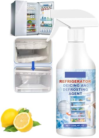 Auftauspray für Kühlschrank Gefrierschrank, Kühlschrank Auftauen Enteiser Spray, Gefrierschrank Auftauen und Enteisen Spray, Frostentferner Auftauspray für Kühlschrank und Gefrierschrank, schnelle