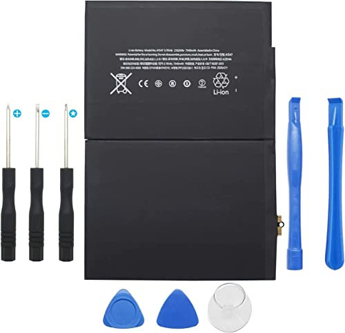 Batterie interne de rechange 7340 mAh compatible pour iPad 6/iPad Air 2 A1566 A1567 A1547