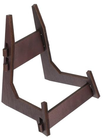 TOPBATHY Rezeptständer Inhaber Plattenhalter Klappbar Küchenregal Abgestuft Rahmen Planke Geschirrkorb Mit Abtropfschale Besteck Buchständer Zum Ausstellen Mehrere Tisch Steht Hölzern