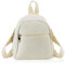 Energather Kleiner Rucksack Damen, Corduroy-Mini-Rucksack Damen Rucksack Klein für Frauen und Mädchen, Tragbarer Rucksacks Klein mit Einstellbarem Schultergurt für Spazieren, Einkaufen (weiß)