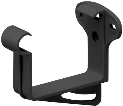 INEFA Staffa per grondaia, supporto per grondaia a scatola, PVC-U 68mm, 20 pezzi, antracite per grondaia in pvc, accessori per grondaie, Made in Germany