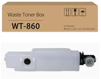 GRUUGT WT-860 Resttonerbehälter WT860 Ersatz Für Copystar CS3050ci CS3051ci CS3500i CS3501i CS3550ci CS3551ci CS4500i CS4501i CS4550ci Drucker, Resttonerbox White