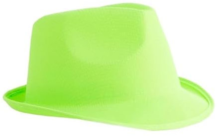 LP Divertissements Lot de 6 - Chapeau tribly toile vert fluo adulte