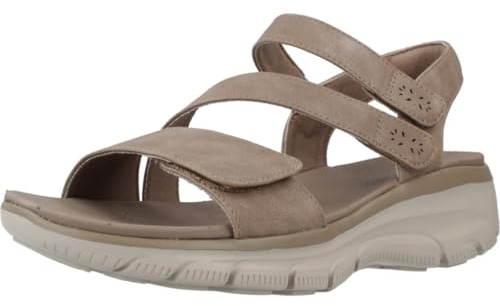 Skechers GEMÜTLICH SANDALE AJUSTABLE FRAUEN BAYSHORE ALL DAY CHIC TAUPE
