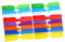 STOBOK 32Pcs Colorful Cable Ties Multi-Functional Cord Labels for Organizing Wires 9x2cm Hook and Loop Fastening Straps