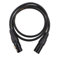 KMGUZRRWD Cable XLR DMX512 de 2 metros, macho a hembra, M/F, OFC, cable de audio blindado for mezclador de micrófono