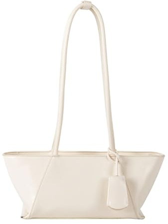 Gramigg Damenhandtasche Trendige Umhängetasche Koreanische Stile Achselhöhle Stilvoll Pendeln PU Leder Unterarm Shopping Damen Schultertasche PU Leder Achselhöhle Koreanische Stile Handtasche