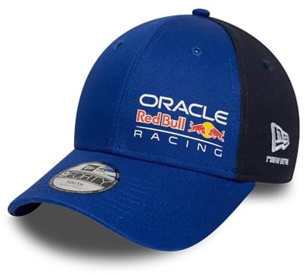 New Era Red Bull Energy WEAR, ORBR Kinder 9Forty Essential Cap 2026, Offizieller Fanartikel, Blau-Dunkelblau mit Oracle Red Bull Racing Logo, 100% Baumwolle