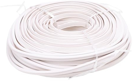Poollinerlås, vit PVC-rulle, 36 m, väderbeständig, enkel installation för nedgrävda och ovanmarkspooler