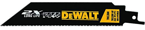 DEWALT 15,2 cm Säbelsägeblätter, 18 TPI, 5 Stück (DWAR6118)