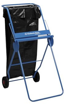 Kimberly-Clark | Putzpapier Bodenständer | Mit Abfallsackhalter, blau