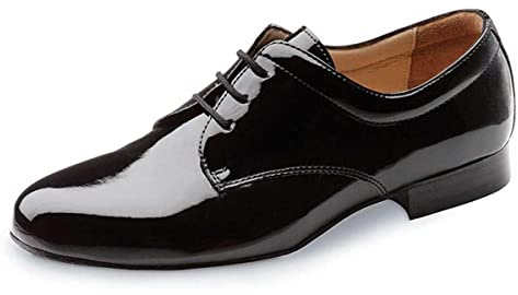 Werner Kern Herren Tanzschuhe Arezzo 28012 - Lackleder Schwarz - Größe: UK 9,5