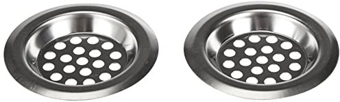 Happyfriends Rejillas de Fregadero, Acero, Plata, 6.5cm