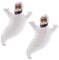 2 aufblasbare Geister 43cm aufblasbarer Geist Deko Halloween Dekoration Grusel