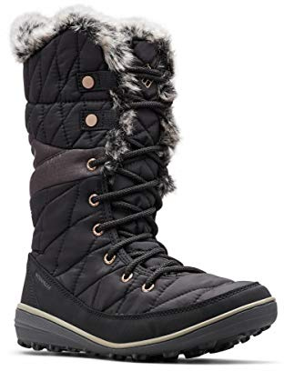 Columbia Women's Heavenly Omni-Heat, Black/Kettle, 6