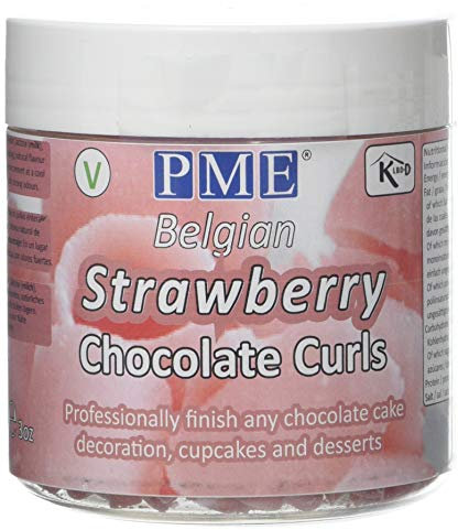 PME Virutas Rizos de Chocolate Fresa Belga 85 g