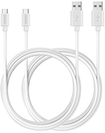 MaGeek® (Lot de 2, 3,0m Câbles USB Type C vers USB 2.0 Super Long de Données et Charge pour Samsung Galaxy S8, S8 Plus, Nexus 6P, LG G6, new MacBook, Google Pixel XL, OnePlus et plus (Blanc)