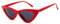 Sonnenbrille Der Frauen Katzenaugen Art Mode Weinlese Retro Gläser Für Spaß - BLDEN GL1002-R-B
