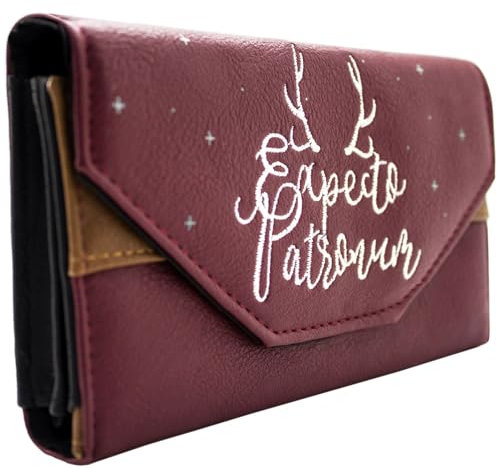 Harry Potter Expecto Patronum Zauber Rot Portemonnaie Geldbörse