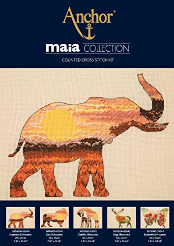 Anchor Maia Cross Stitch, 5678000-05040, Colour: 5040, Kit and Canvas