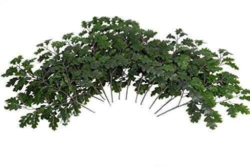 künstlicher (Deko) Laubzweig 12 Stück (Eiche)