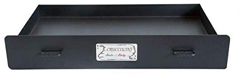 Cruccolini - Cajón para barbacoa, recoge cenizas, 65 x 42 x 11 cm