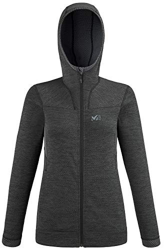 MILLET Damen Lokka Hoodie Fleecejacke, Black, L