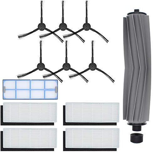 DingGreat Filter Bürste Ersatzteile Zubehör Set für ILIFE A8 A6 X620 X623 Saugroboter, Ersatzteile Packung mit 1 Hauptbürste, 1 Primärfilter, 6 Seitenbürste, 4 Filter