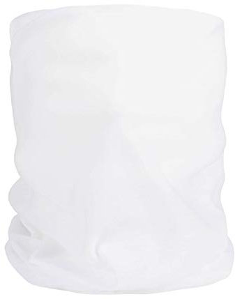 Halstuch Schlauchschal Damen Multifunktionstuch Schutz Herren Design Atmungsaktiv Sport Rundschal Motorrad Tuch Loop (weiß)