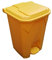Chabrias Ltd 30L Clinical Foot Pedal Bin – Yellow Medical Waste Container for Office, Home, Clinics, Schools – Durable Polypropylene, Hands-Free Operation, Odour Control, Compact Design