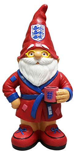 FOCO Official England Football Dressing Gown Garden Gnome