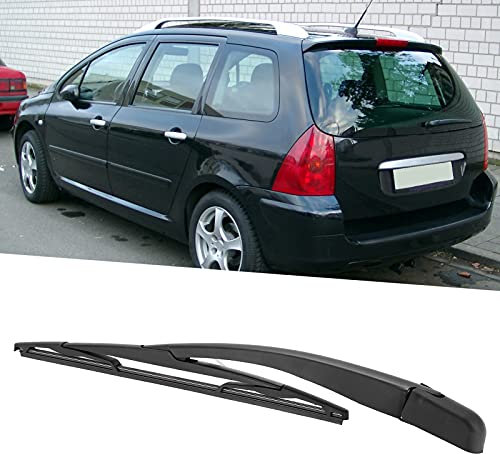 Scheibenwischerblätter,6429T8 Heckscheibenwischerarmsatz ABS + Gummi Hinterer Wischerarm Ersatzteile für C3 2002-2017